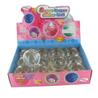 Glimmer-hoppebold i Display (12 stk.)