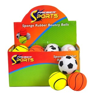Sport Hoppebolde i Display (24 stk.)