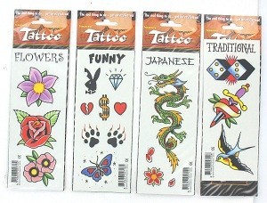 TATOVERINGS-KLISTERMÆRKER (50 stk.)