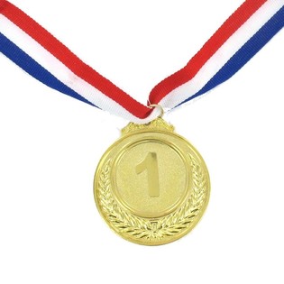 GULDMEDALJE - MODEL 1 (10 stk.)
