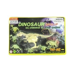 OPTR&AElig;KKELIG GLOW IN THE DARK DINO (6 stk.)