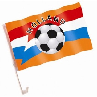 Bilflag Holland Fodbold (6 stk.)