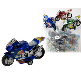 Friktionsmotorcykel i Blisterboks (48 stk.)
