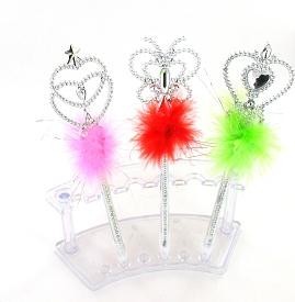 Tryllestav Pen med Plys (12 stk.)