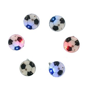LYSENDE FODBOLD-BUTTON MED LED (25 stk.)