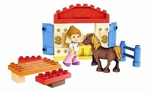 MEGABLOKS BLOK TOWN PONYSTALD - 361 (2 stk.)