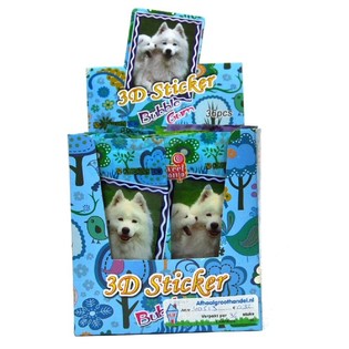 3D-KLISTERM&AElig;RKE MED TYGGEGUMMI (36 stk.)