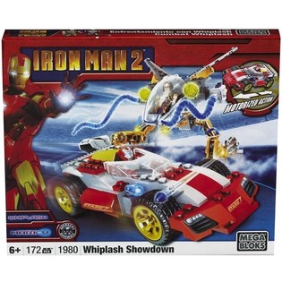 MEGA BLOKS Iron Man 2 Whiplash Showdown Legesæt - 1980