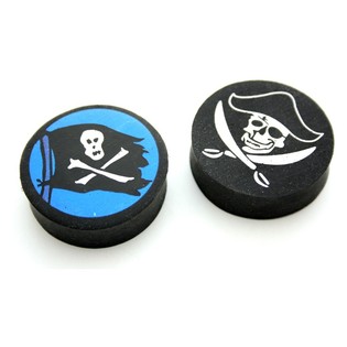 Runde Piratviskel&aelig;dere (60 stk.)