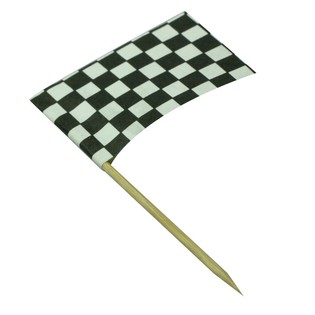 SM&Aring; RACINGFLAG COCKTAILPINDE (135 stk.)