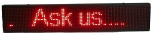 LED Lysskilt til bil 100x20cm