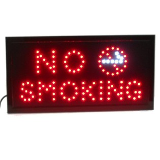 LED Reklameskilt - NO SMOKING
