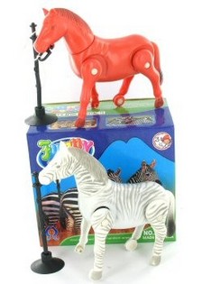 MANEGE HEST & ZEBRA I ÆSKE