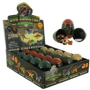 DINOSAURUS ÆG MED DINO OG SLIK (20 stk.)
