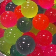 Hoppebolde i Klare Farver 3,5 cm (100 stk.)