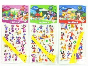 DISNEY MICKEY MOUSE GNUBBE-KLISTERMÆRKER (24 stk.)