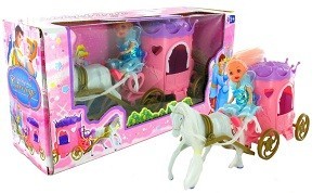 Prinsessekarret med Hest - Legetøjssæt B2B