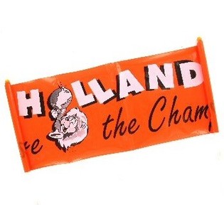 VM Fodboldbanner 'We Are the Champions' (36 stk.)