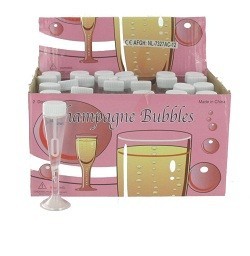 S&aelig;bebobler Champagneglas (24 stk.) - Bryllup
