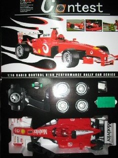 Stor Fjernstyret Formel 1 Racerbil Contest
