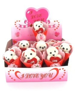 I LOVE YOU BAMSEN I DISPLAY (12 stk.)