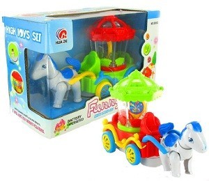 Bump & Go Magic Wagon Hestevogn med Lys & Lyd