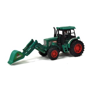 STOR TRAKTOR MED GRAVEARM I DISPLAY (9 stk.)