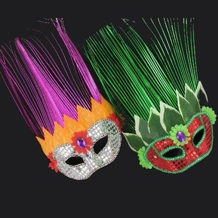 FESTMASKE MED LANGE ANTENNER (11 stk.)
