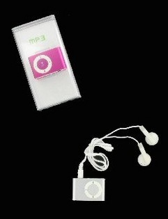 MP3-afspiller med Hovedtelefoner - 4GB (Assorterede Farver)