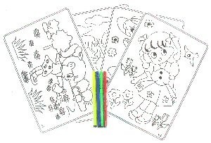 TEGNINGER MED TUSCHPENNE (12 stk.)
