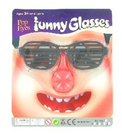 BRILLER MED CLOWNN&AElig;SE (24 stk.)
