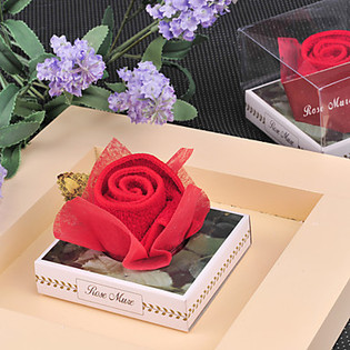 Håndklæde i Form som en Rose (3 stk.)
