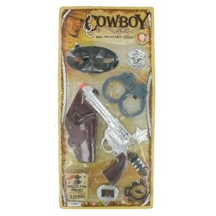 Stort Cowboys&aelig;t p&aring; Kort (6 stk.)