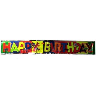 HAPPY BIRTHDAY - BANNER (15 stk.)