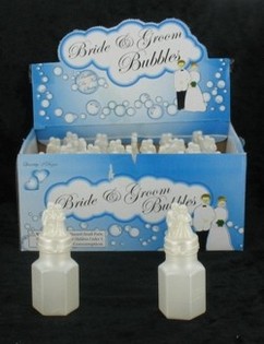 Bryllupss&aelig;bebobler - Brudepar Model (24 stk.)