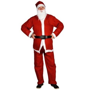 Julemandskostume 5 dele