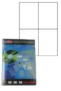 Printeretiketter med Kl&aelig;b (100 Ark)