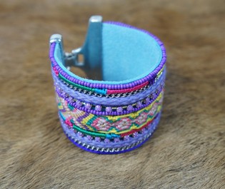 Luksus Armb&aring;nd Lilla (1 stk.)