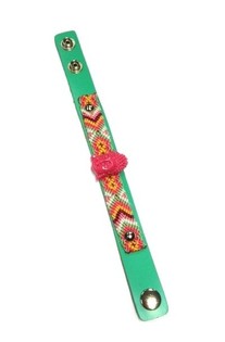 Luksus Ibiza-Look Armb&aring;nd Mint Buddha (1 stk.)