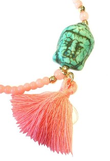 Rosa Buddha Armb&aring;nd Ibiza-stil (1 stk.)