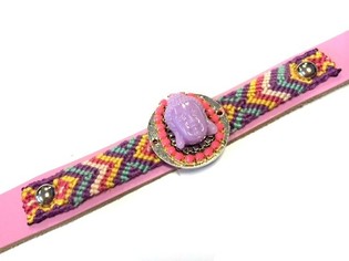 Luksus armb&aring;nd lilla Buddha (1 stk.)
