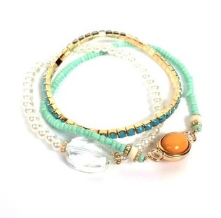 Ibiza Look Armb&aring;nd 3-lags (1 stk.)