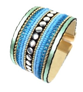 Luksus Bredt Ibiza-Style Armbånd (1 stk)