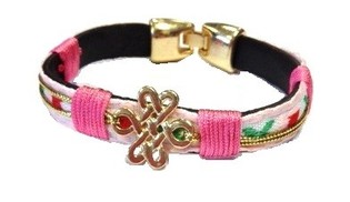 Rosa Ibiza-armb&aring;nd (1 stk.)