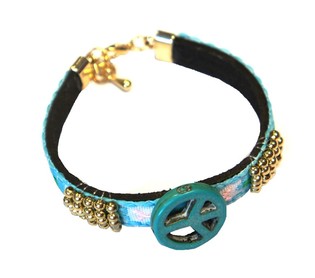 Ibiza Look Armb&aring;nd Bl&aring; (1 stk.)