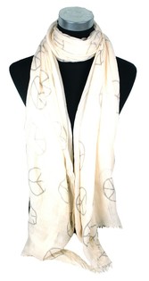 Ibiza Look T&oslash;rkl&aelig;de Creme Peace (1 stk.)