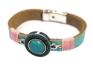 Armb&aring;nd med Sten (1 stk.) - Ibiza-look