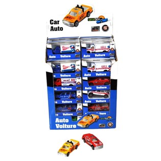 Die-Cast metalbiler i display (36 stk.)
