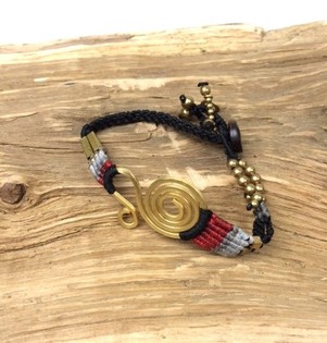 HANDMADE ORIGINALS Armb&aring;nd Sort (1 stk.)