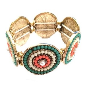 Luksus elastisk Ibiza-look armb&aring;nd (1 stk.)